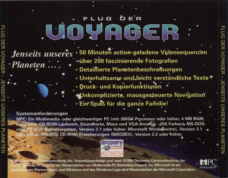 flug der voyager b
